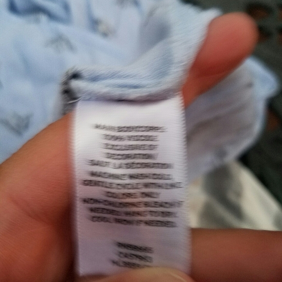 Hinge ruffle Print Long Sleeve Blouse - Picture 4 of 10